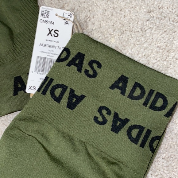Olive green Adidas work out set - Picture 2 of 5